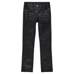 Junior - Jeans slim enduit avec zips  