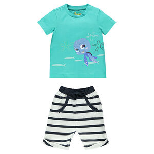 Ensemble de plage avec bermuda et tee-shirt print Sammy & Co 