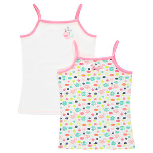 Lot de 2 débardeurs (maillots de corps) 