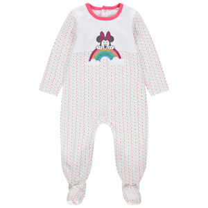 Dors-bien en jersey print Minnie à paillettes Disney 