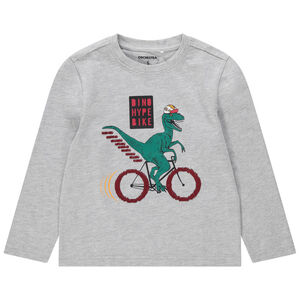 T-shirt manches longues en jersey avec dino printé 
