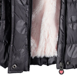 Doudoune matelassée doublée sherpa avec détails brodés 