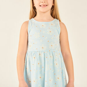 Robe débardeur imprimé fantaisie fille 