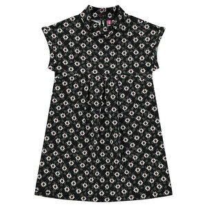 Robe en molleton imprimée ikat 