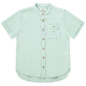 Chemise manches courtes en gaze de coton garçon 