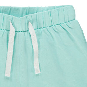 Short en molleton uni pour bébé fille 