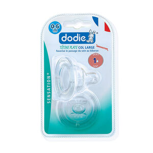 Set de 2 tétines Sensation+ débit 1 - Silicone 0-6m 