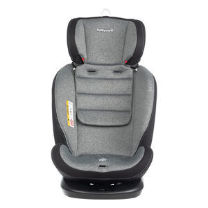 Siège-auto isofix groupe 0+/1/2/3 - Noir/gris 