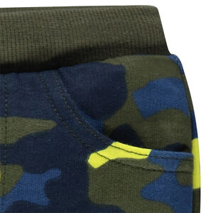 Bermuda imprimé army en molleton 