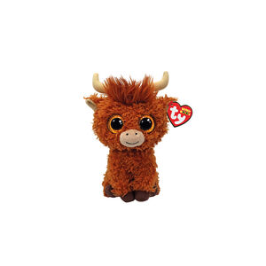 PETITES PELUCHES PELUCHE BEANIE BOOS - 15CM - ALFIE LE BOEUF 