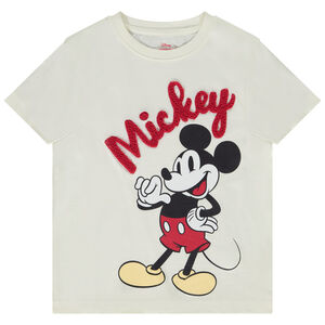 T-shirt manches courtes print Mickey Disney garçon 