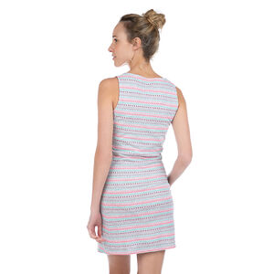 Chemise de nuit de grossesse sans manches à imprimé graphique 