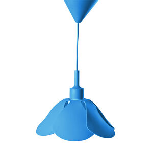 Lampe suspendue en silicone - Bleu 