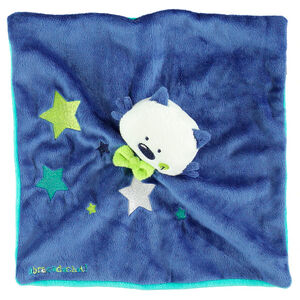 Doudou plat tête de chat 