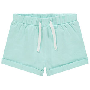 Short en molleton uni pour bébé fille 