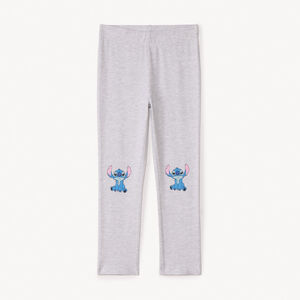 Legging uni print Stitch Disney fille 