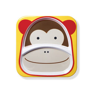 Assiette à compartiments Zoo singe 