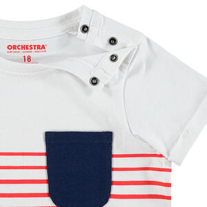 Lot de 2 tee-shirts manches courtes en jersey uni /  