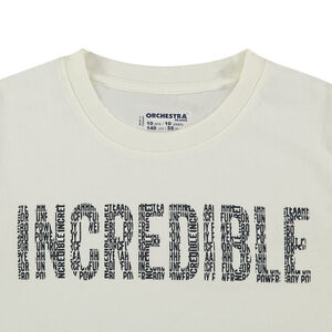 Junior - Tee-shirt manches longues avec message printé 