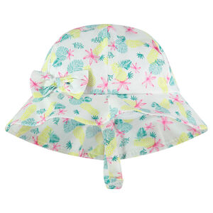 Charlotte en popeline de coton imprimée 