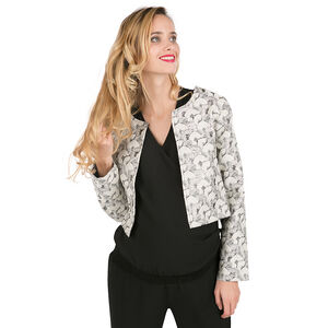 Veste de tailleur à motif jacquard effet brillant 