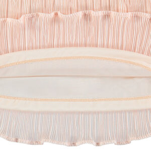 Junior - Jupe de cérémonie plissée avec ceinture élastiquée argentée 