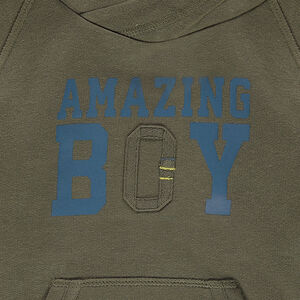 Sweat en molleton effet 2 en 1 à capuche  