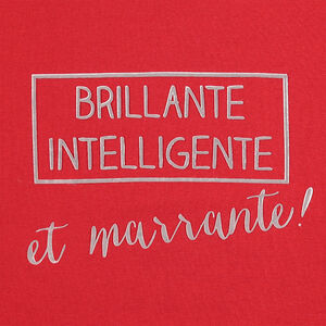 Junior - Tee-shirt manches longues en jersey avec message printé 