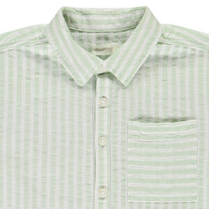 Chemise manches courtes rayée garçon 