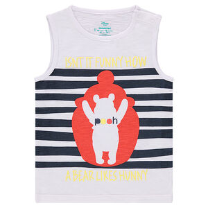Débardeur en jersey slub Disney print Winnie l'Ourson 