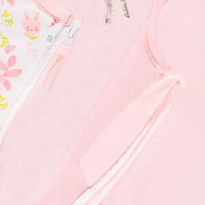 Turbulette en jersey interlock sans manches avec imprimé fantaisie  