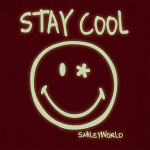 Junior - Pyjama en jersey avec print Smiley fluorescent 