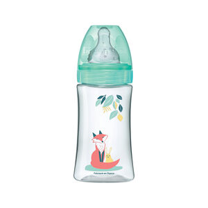 Biberon anti-colique Initiation+ 270ml 0-6 mois - Vert Valentin 