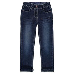 Junior - Jeans slim effet used 