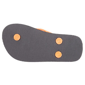 Tongs à rayures avec bride orange du 28 au 35 