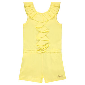 Combishort en jersey avec volants 