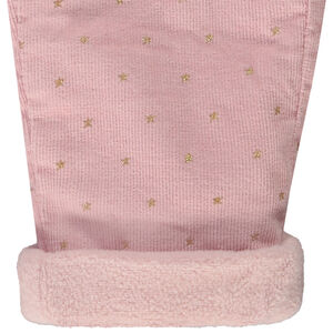 Pantalon slim en velours milleraies imprimé étoiles pour bébé fille 