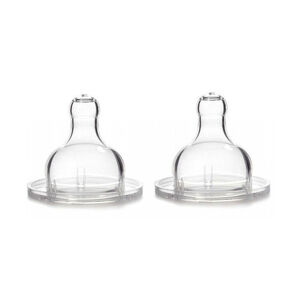 Lot de 2 tétines 4/24 mois - Débit rapide 