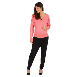 Pantalon fluide de grossesse style sarouel 