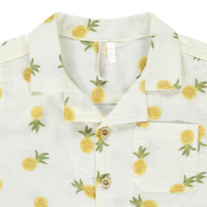 Chemise manches courtes imprimé ananas pour bébé garçon 