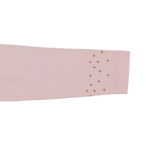 Sous-pull avec col roulé froncé et étoiles au bout des manches  