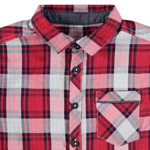 Chemise manches longues à carreaux style bûcheron 