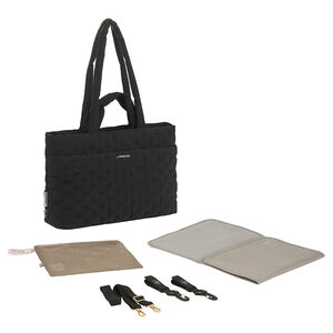 Sac à langer avec bandoulières Liva Black 