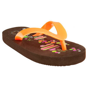 Tongs à fleurs printées 