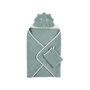 Set cape de bain + gant de toilette Tiga, Stegi & Ops 