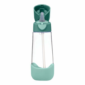 Gourde Tritan avec paille en silicone 600ml Vert Émeraude 