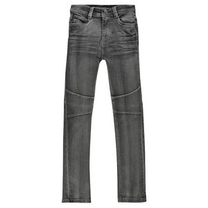 Junior - Pantalon coupe slim en molleton effet denim 