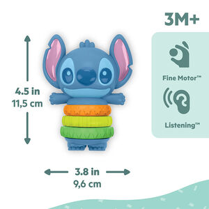 Hochet d’activité Stitch Twist-a-Stitch Disney Baby 3M+ 