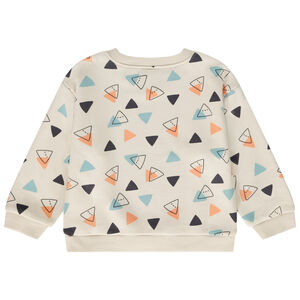 Sweat oversize imprimé triangles pour bébé garçon 