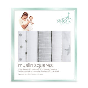 Lot de 5 petits langes aden by aden+anais® - Dusty 